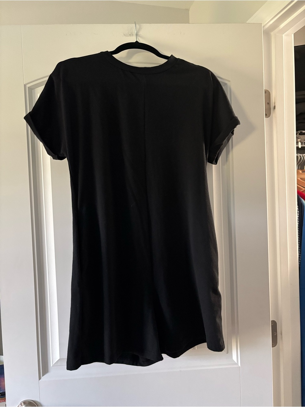 SHEIN Black Short-Sleeve Jumpsuit Romper